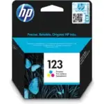 Original HP F6V16AE Tri-Colour Ink Cartridge 123