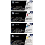 Hp 1600 CM1015mfp 4 Pack Toner Cartridge 124A