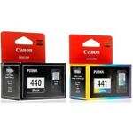Canon PG-440 Black & CL-441 Tri-Color Ink Cartridges