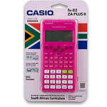 Casio FX-82ZA Plus II Scientific Calculator, Pink