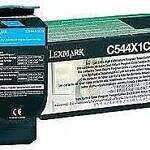 Lexmark C544, X548 Cyan Toner Cartridge C544X1CG