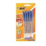 BIC Crystal Xtra Life 10 Ballpoint Pen in Blister Pack, Blue
